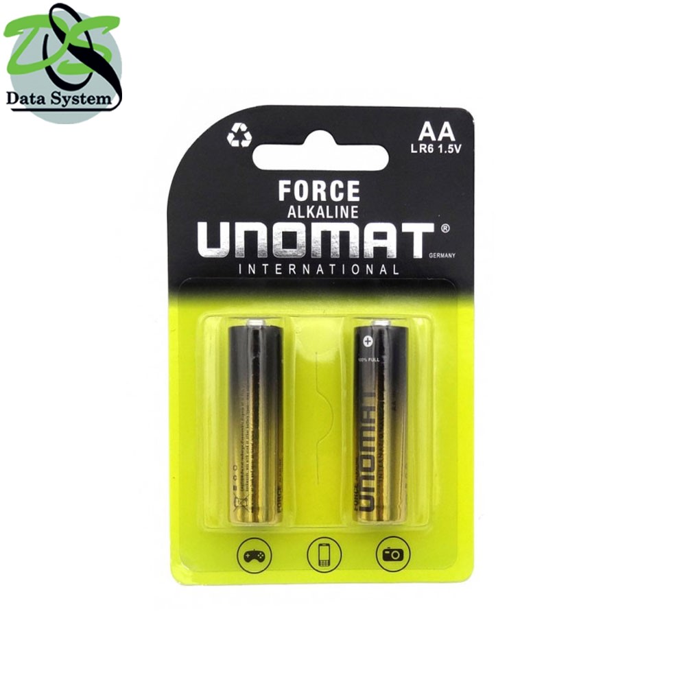باتری قلمی آلکالین Unomat  - دو عددی 